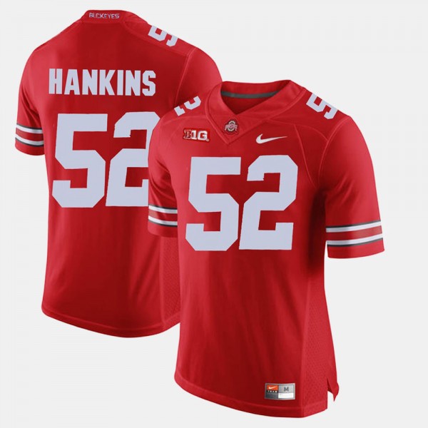 Ohio State Buckeyes Johnathan Hankins Men's #52 Game Alumni Scarlet College Football Jersey 2404NNOU6